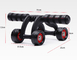 Siłownia Fitness Ab Wheel Roller Trenażer mięśni brzucha Odbicie 32,5 x 13,7 x 22,5 cm